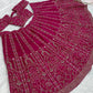 Heavy slub silk with Dori sequins & thread work Lehenga Choli