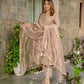 Fandy Silk With Heavy Embroidery Sequence Work Suit