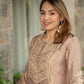 Fandy Silk With Heavy Embroidery Sequence Work Suit