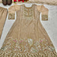 Fandy Silk With Heavy Embroidery Sequence Work Suit