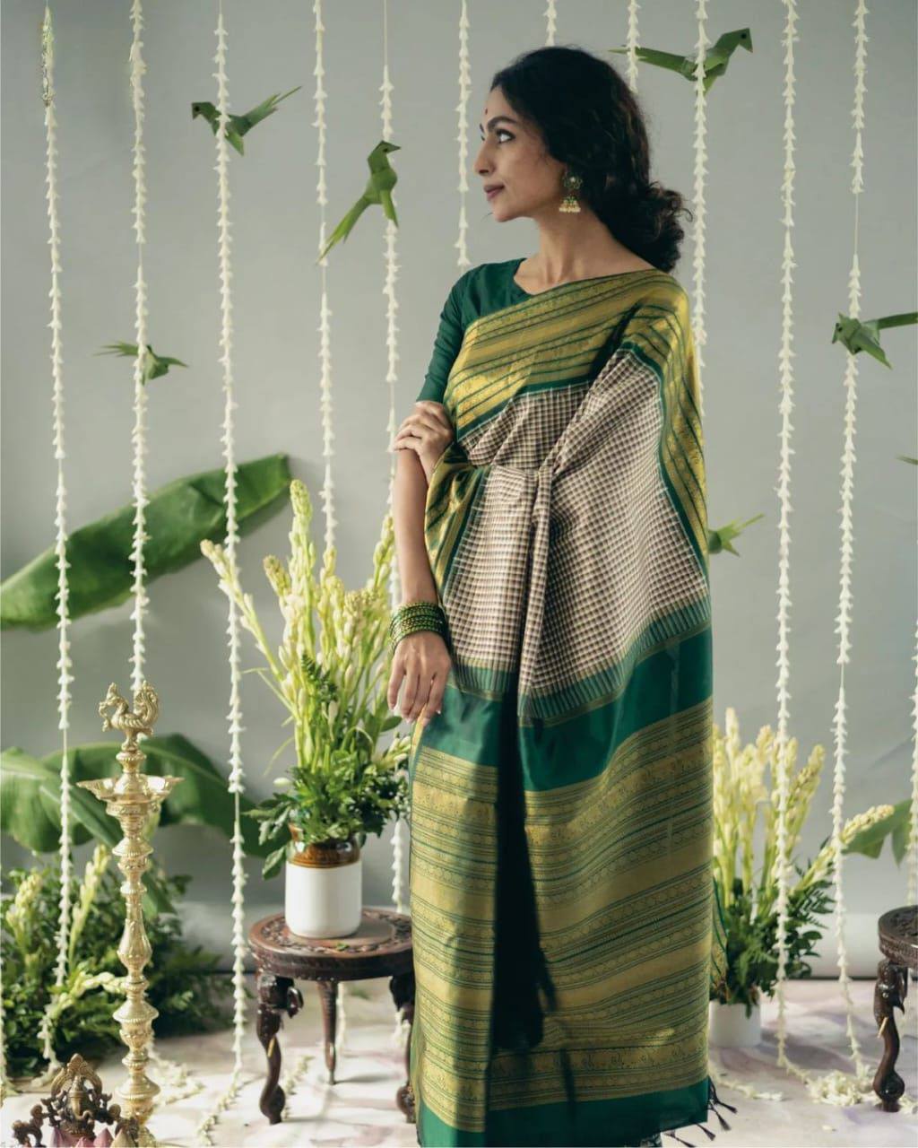 SOFT LICHI SILK CLOTH SAREE