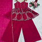 Faux Blooming With Heavy 3/7mm Sequins & multi Zari Thread Embroidered work Suit