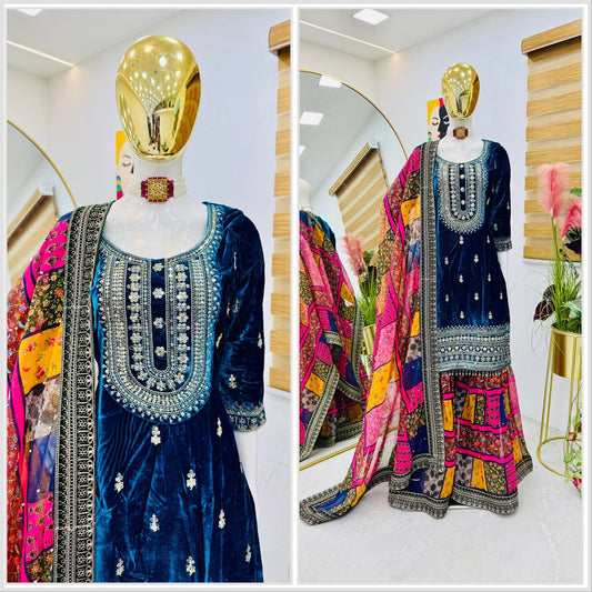 MICRO-COSTUME EN VELOURS BRODÉ SIQUNCE INER