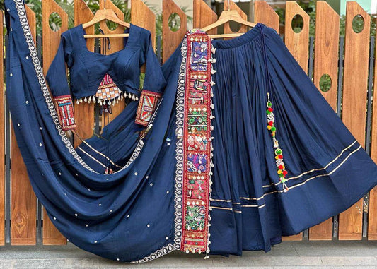 THIS NAVRATRI WEAR A DESIGNER COLLECTION LEHENGA CHOLI WITH DUPATTA