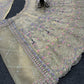 Einführung eines 4 Meter ausgestellten Coding Sequins Work Lehenga