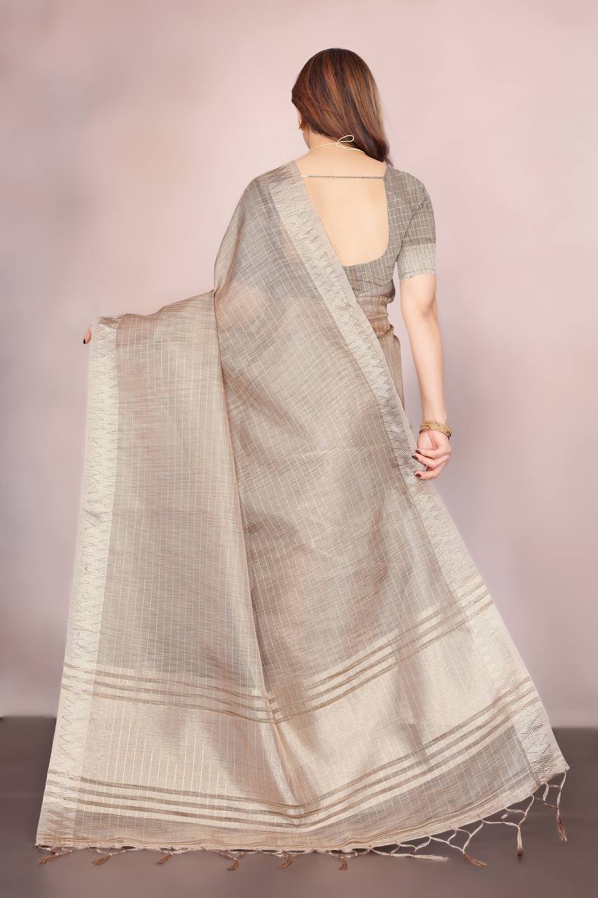 Beautiful Establishe Embroidery Sequence Work Saree