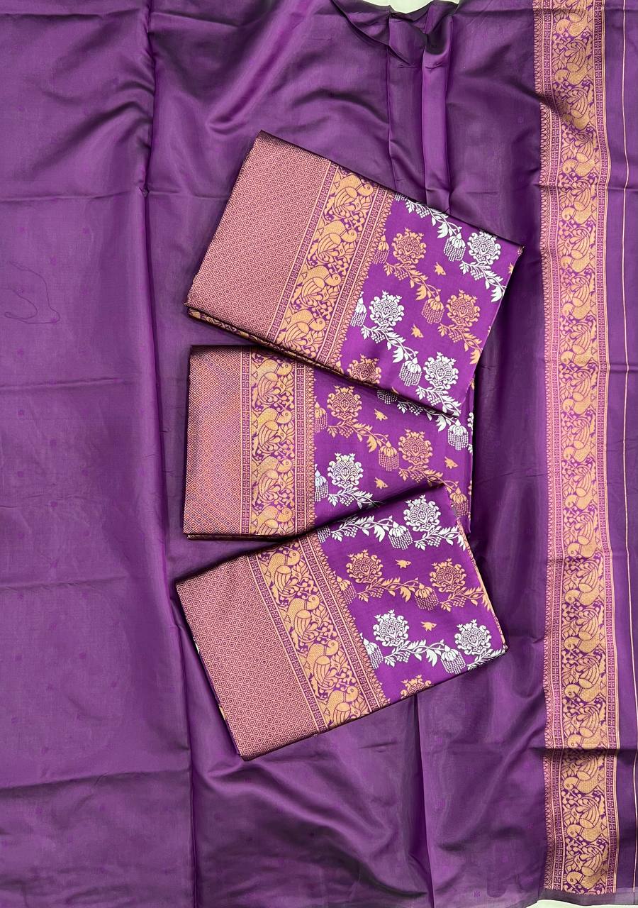 SOFT LICHI SILK CLOTH SAREE