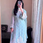 DESIGNER WEAR SEQUENCE EMBROIDERY ON FOX GEORGETTE