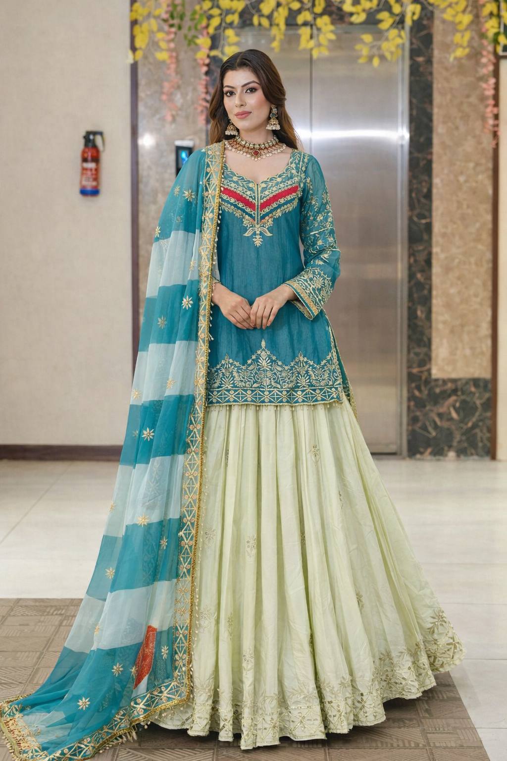New Designer Party Top Lehenga & Dupatta Set