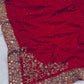 NEW LAUNCHING BOLLYWOOD BLOCKBUSTER RED COLOUR SAREE
