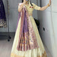 Paithani Silk Zari Weaving Work With Border and Butti Lehenga Choli