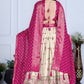 Heavy Lichi Fabric WIth Jacquard Border Lehenga
