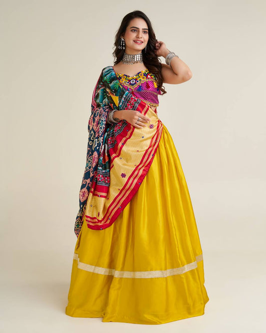 garba night with grace and style This stunning designer outfit is definitely the most amazing pick