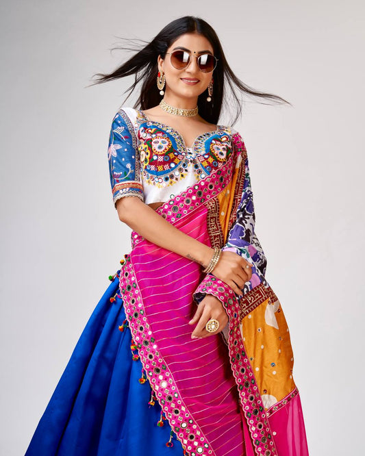 garba night with grace and style This stunning designer outfit is definitely the most amazing pick