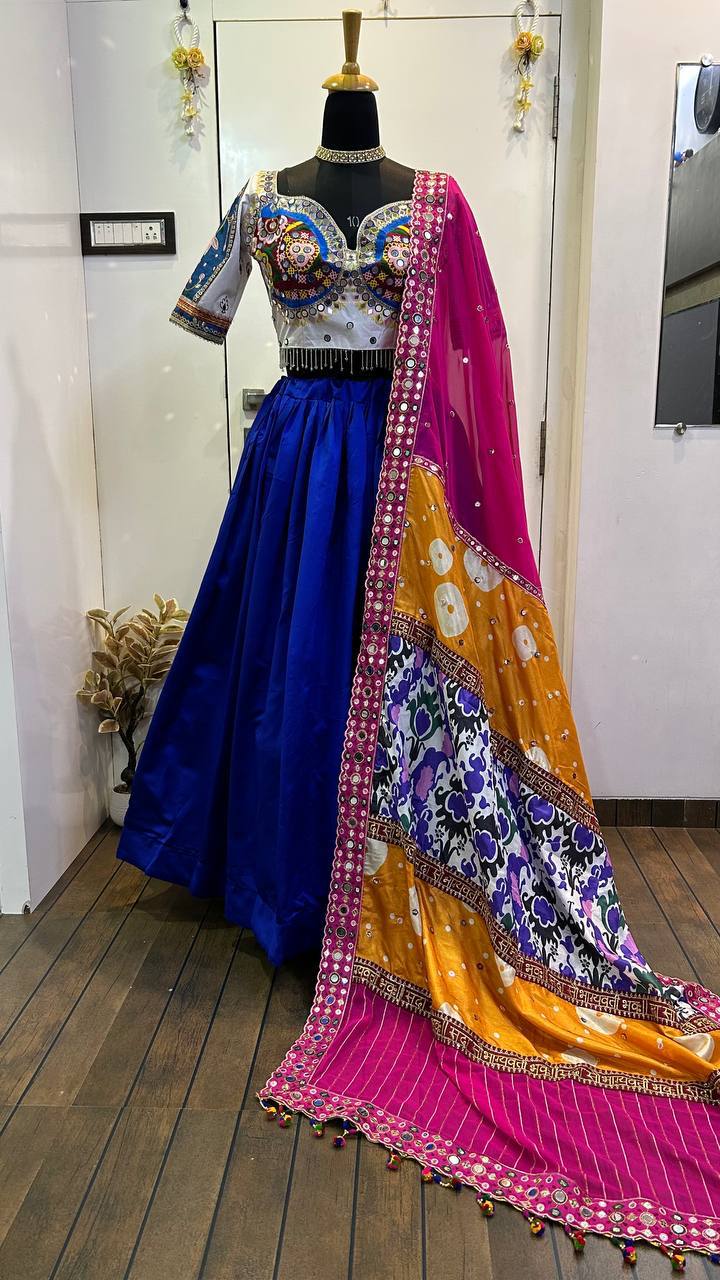 garba night with grace and style This stunning designer outfit is definitely the most amazing pick