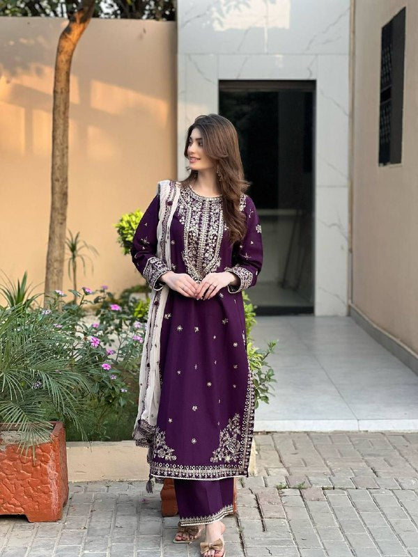 EID EXCLUSIVE AND TRENDY FOR SEASON OUR SEQUENCE EMBROIDERY