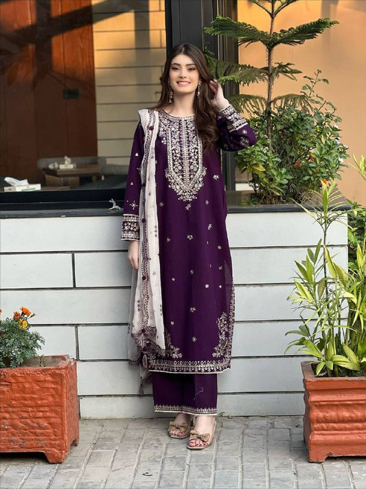EID EXCLUSIVE AND TRENDY FOR SEASON OUR SEQUENCE EMBROIDERY
