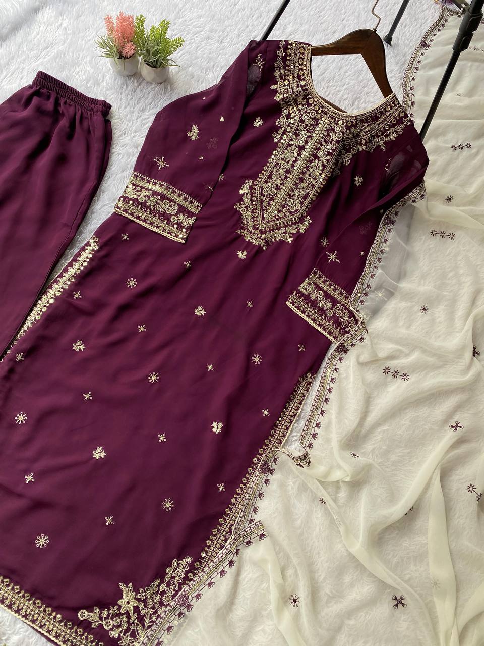 EID EXCLUSIVE AND TRENDY FOR SEASON OUR SEQUENCE EMBROIDERY