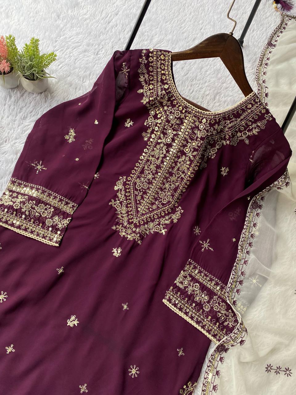 EID EXCLUSIVE AND TRENDY FOR SEASON OUR SEQUENCE EMBROIDERY