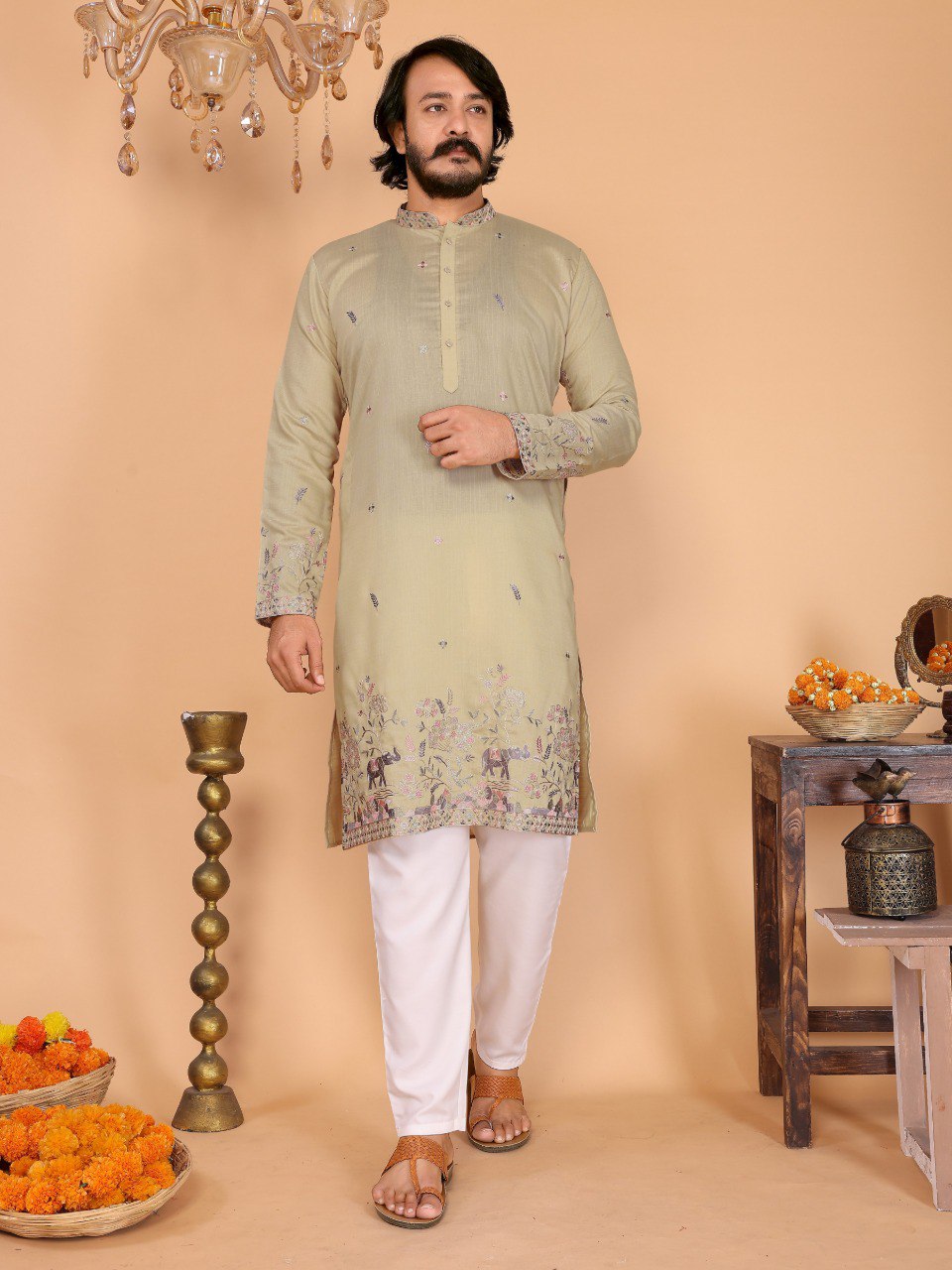 Presenting Men's Kurta Pyjama