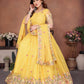 Star Georgette Embroidery Work Lehenga Choli