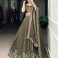 Chocolate Crush Sequins and Thread Embroidery Work Lehenga Choli