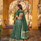 Tasar Silk Iconic Sparkle With Lace Border Lehenga Choli