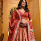 Tasar Silk Iconic Sparkle With Lace Border Lehenga Choli