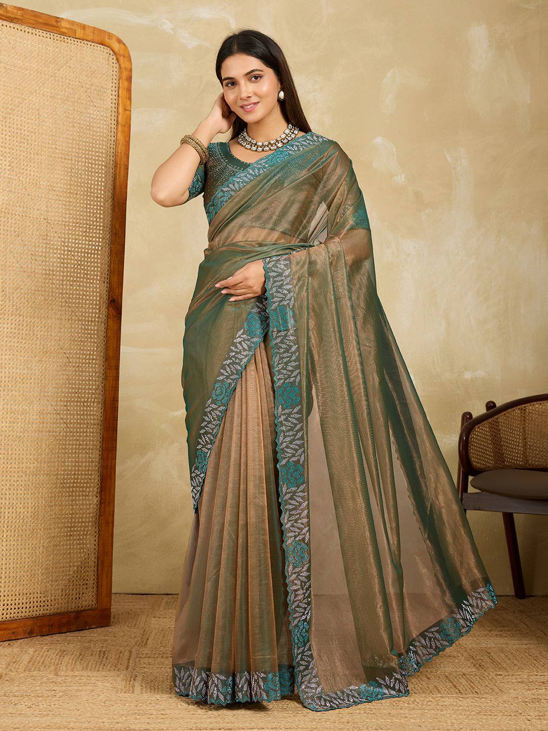 Party Wear Fendy Soft Net Saree