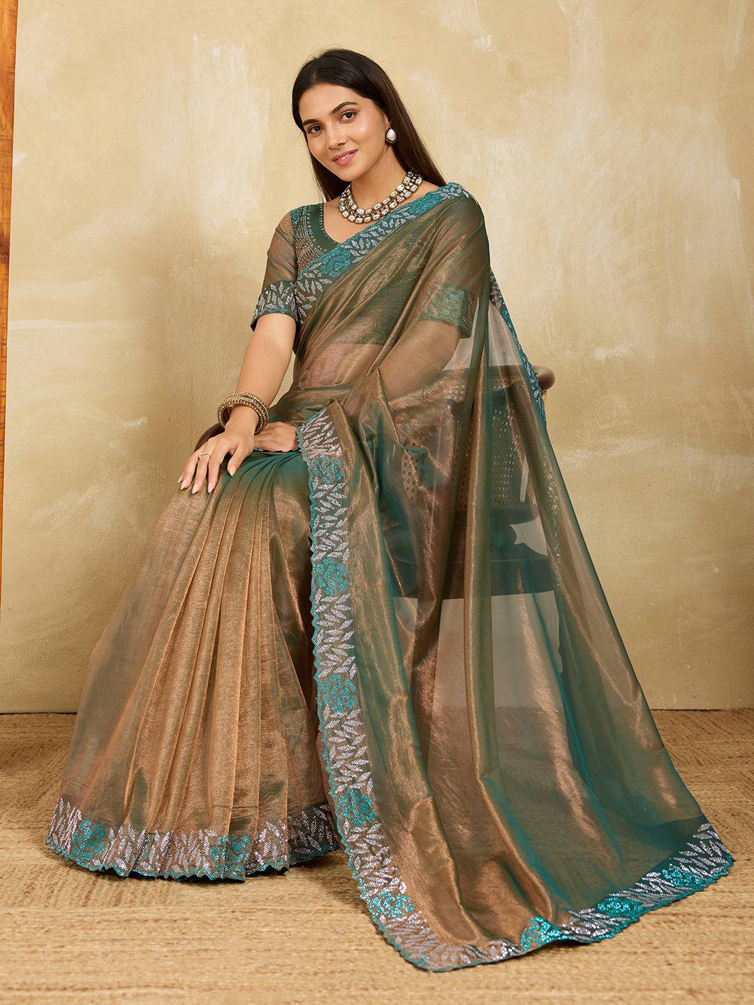 Party Wear Fendy Soft Net Saree