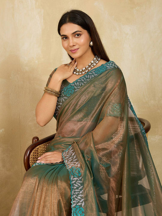 Party Wear Fendy Soft Net Saree