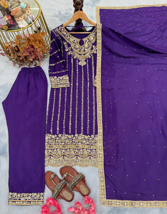PREMIUM DESIGNER READYMADE TOP PLAZZO & DUPATTA COLLECTIONS