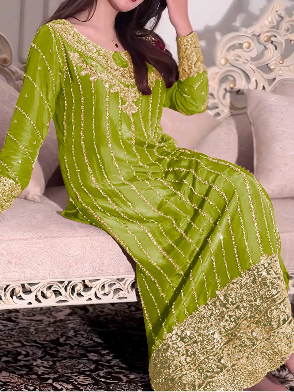 PREMIUM DESIGNER READYMADE TOP PLAZZO & DUPATTA COLLECTIONS