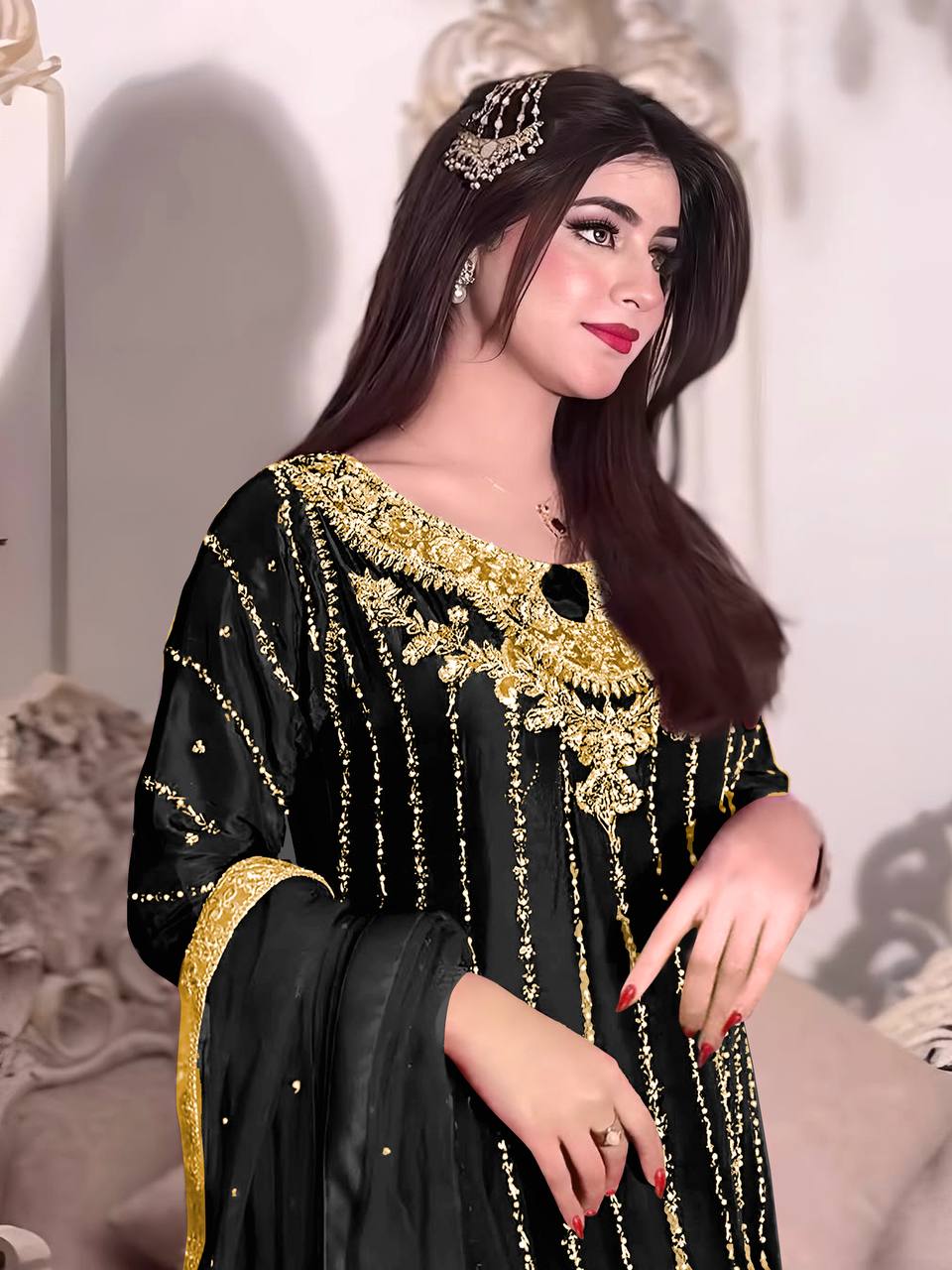 PREMIUM DESIGNER READYMADE TOP PLAZZO & DUPATTA COLLECTIONS