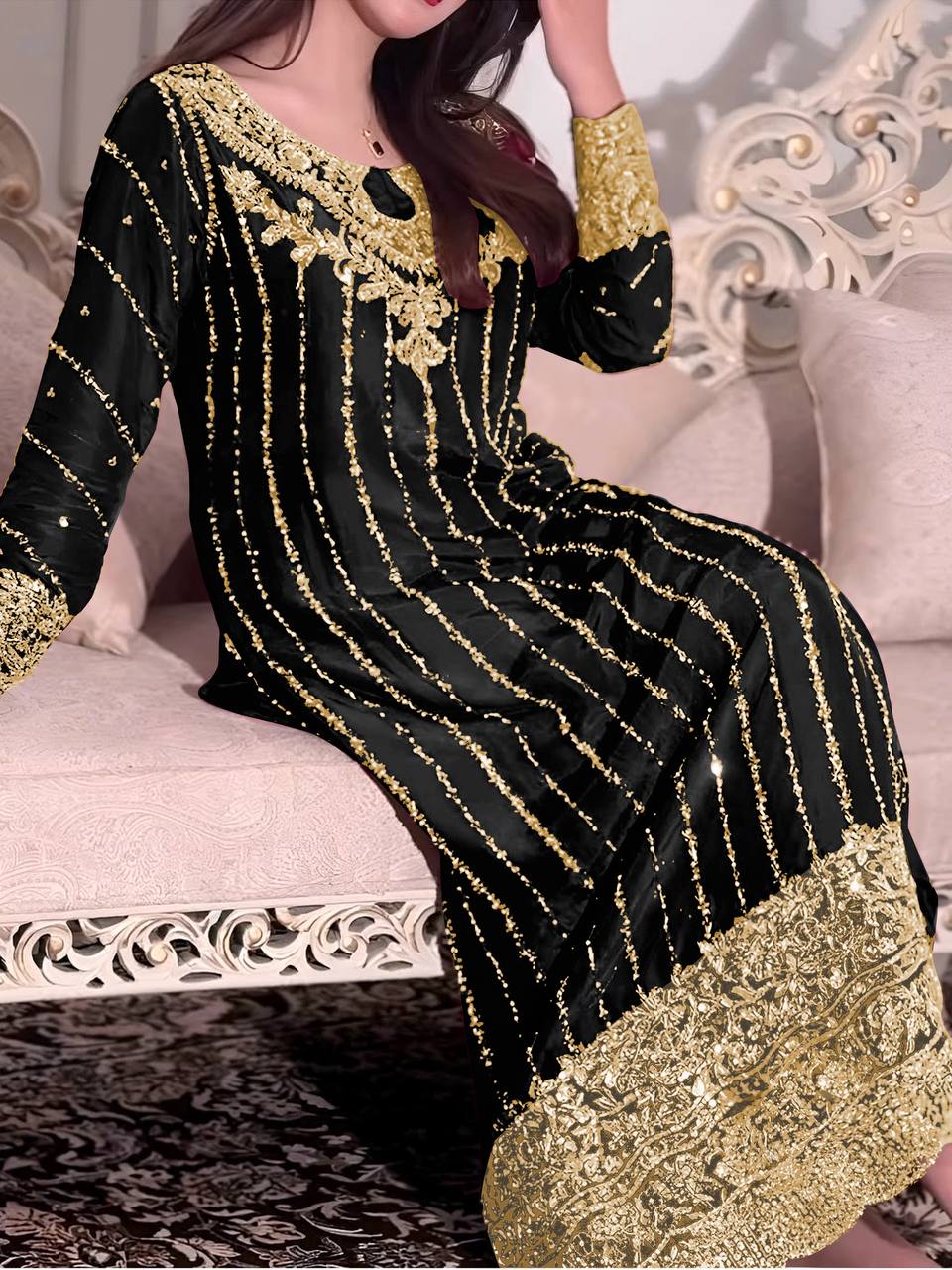 PREMIUM DESIGNER READYMADE TOP PLAZZO & DUPATTA COLLECTIONS