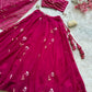 Pure Georgette Hand Painted lehnga
