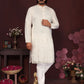 Premium Smart Silk With Embroidery Mirror work Men's Kurta