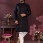 Premium Smart Silk With Embroidery Mirror work Men's Kurta