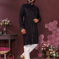 Premium Smart Silk With Embroidery Mirror work Men's Kurta