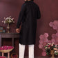 Premium Smart Silk With Embroidery Mirror work Men's Kurta