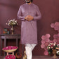 Premium Smart Silk With Embroidery Mirror work Men's Kurta