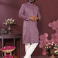 Premium Smart Silk With Embroidery Mirror work Men's Kurta