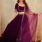 9000 velvet lehenga with Dori & sequins border work on waist Choli
