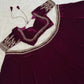 9000 velvet lehenga with Dori & sequins border work on waist Choli