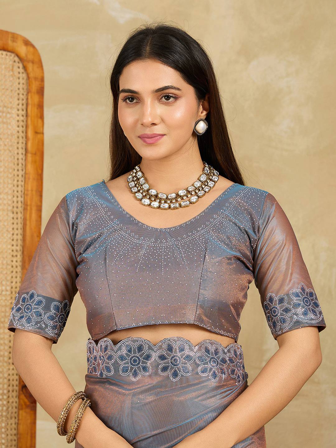 Party Wear Fendy Soft Net Saree
