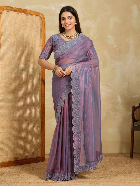 Party Wear Fendy Soft Net Saree
