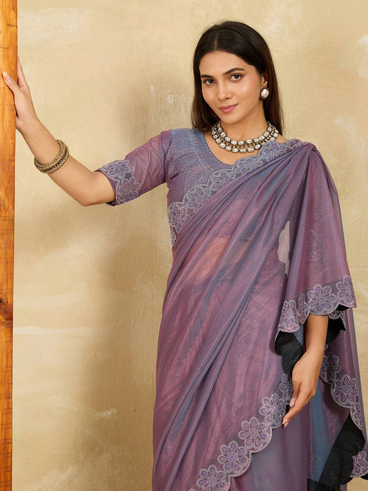 Party Wear Fendy Soft Net Saree