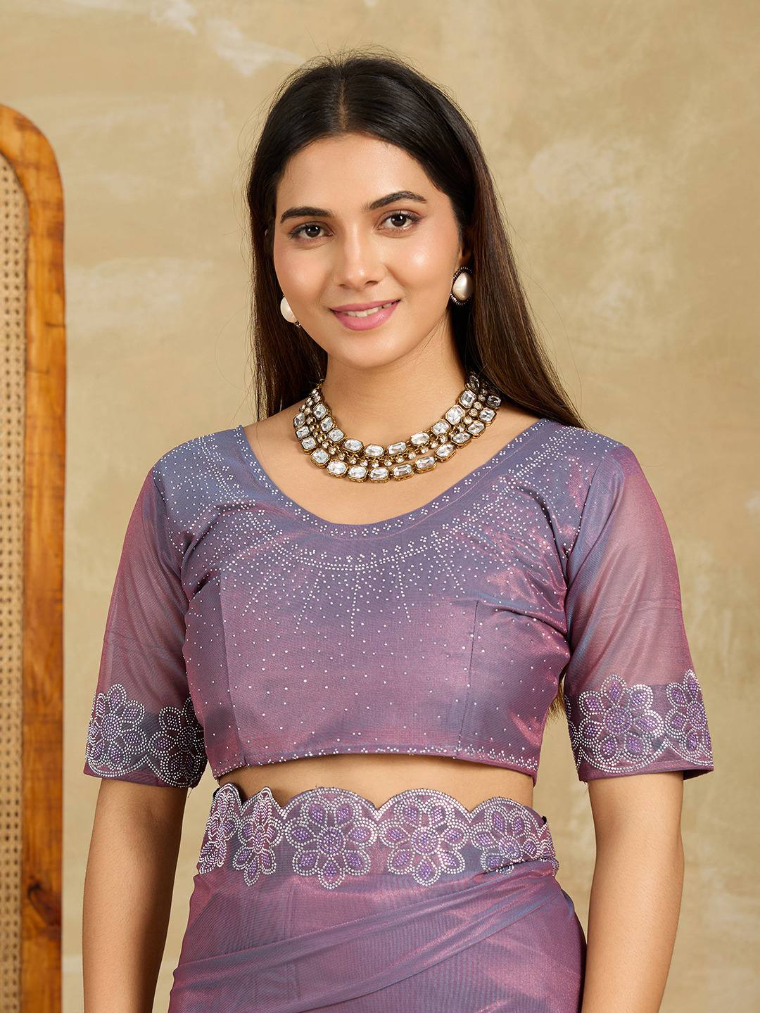 Party Wear Fendy Soft Net Saree