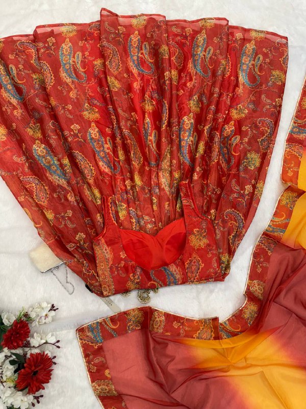 Präsentation des exklusiven Anarkali-Shooting-Designs