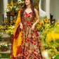 Präsentation des exklusiven Anarkali-Shooting-Designs